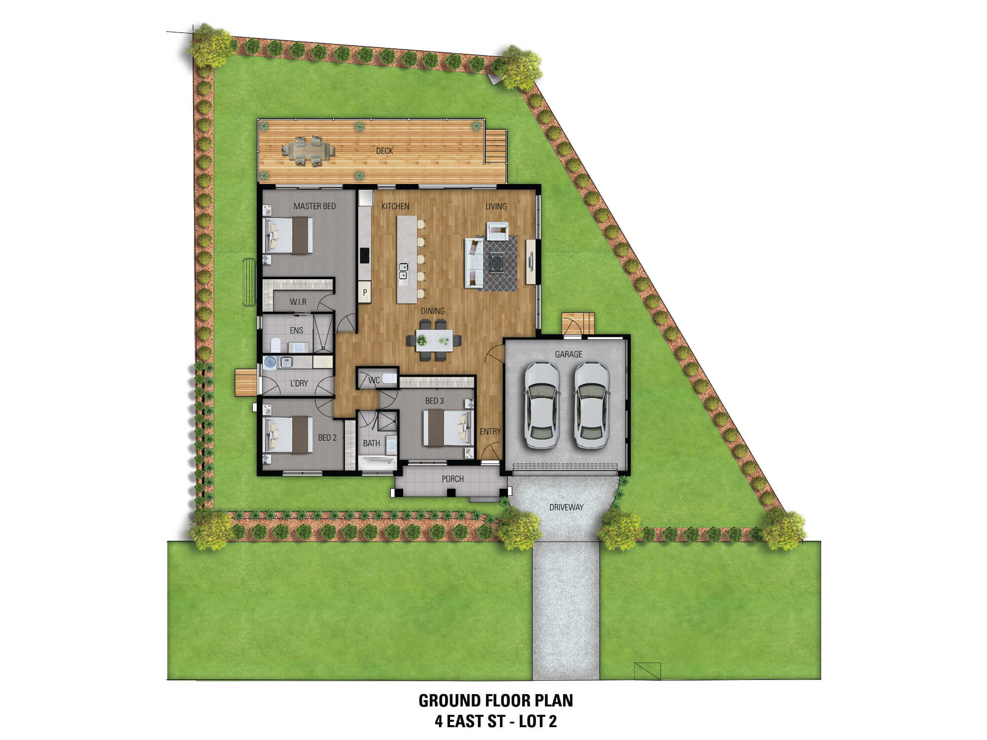 2D Floor Plan - Lot 2 East Street